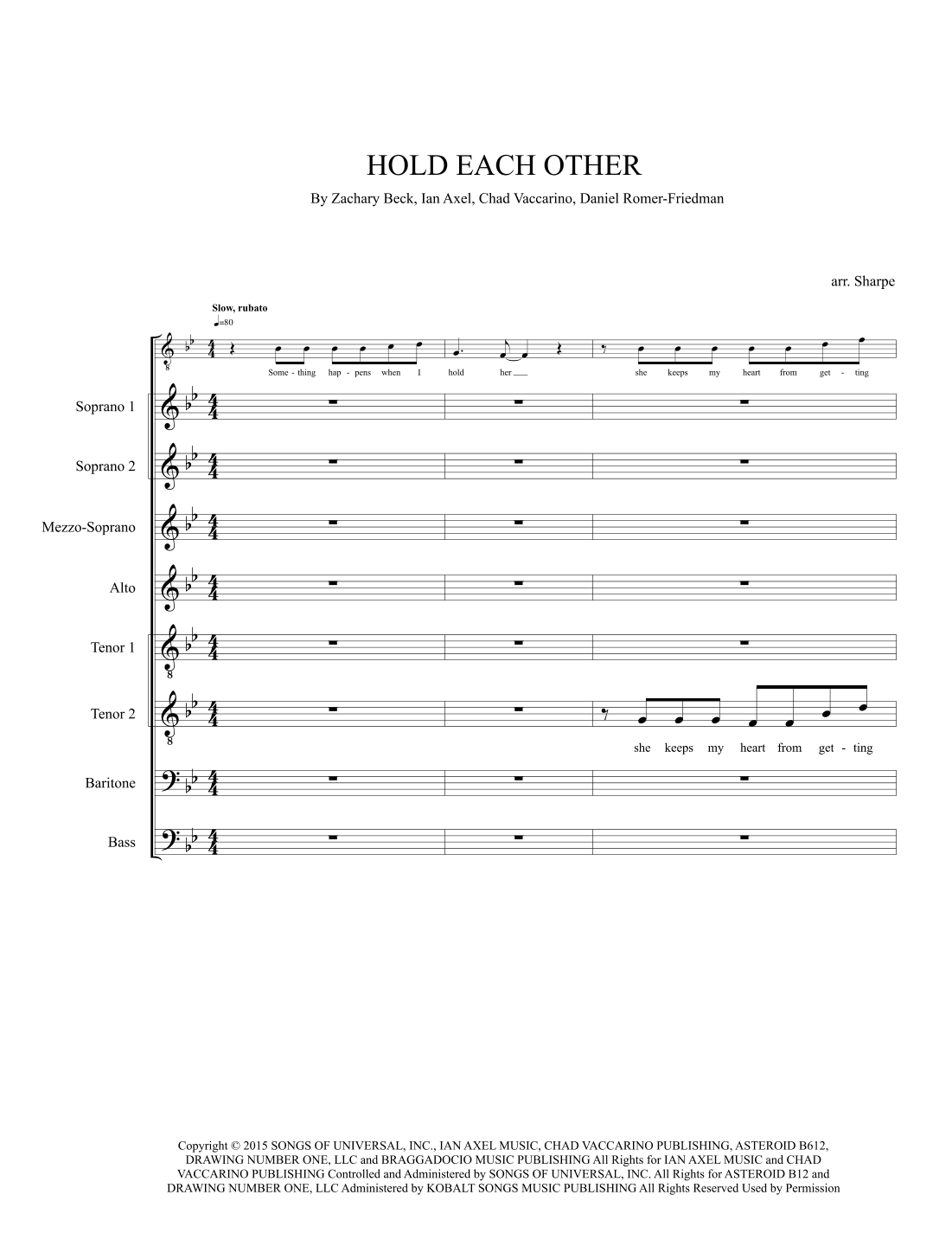 Hold Each Other (arr. Bryan Sharpe)