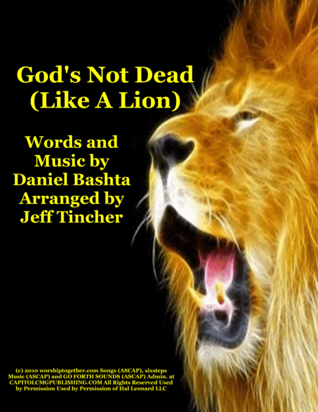 Like A Lion (God's Not Dead) (arr. Jeff Tincher)