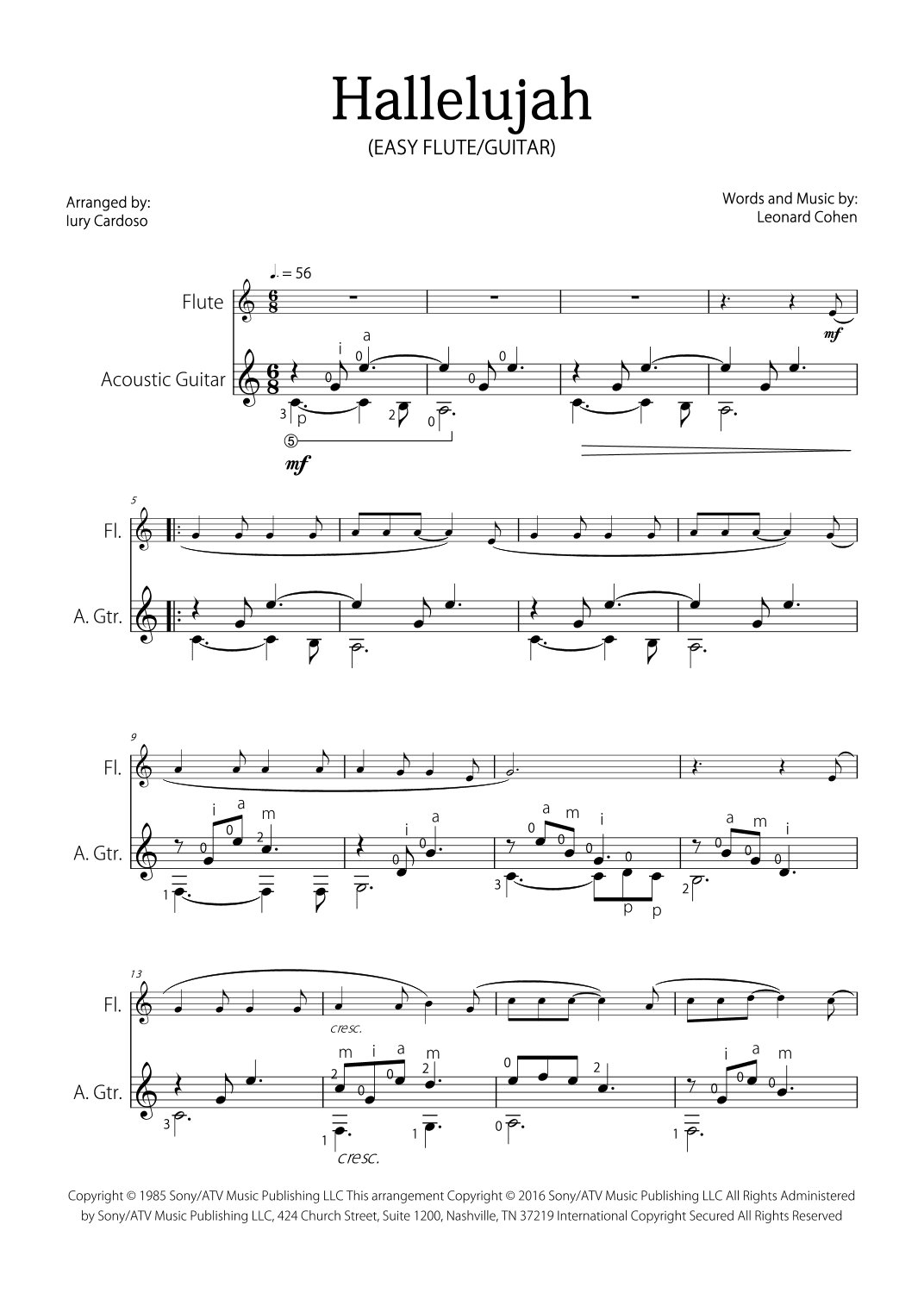 Hallelujah (arr. Iury Cardoso)