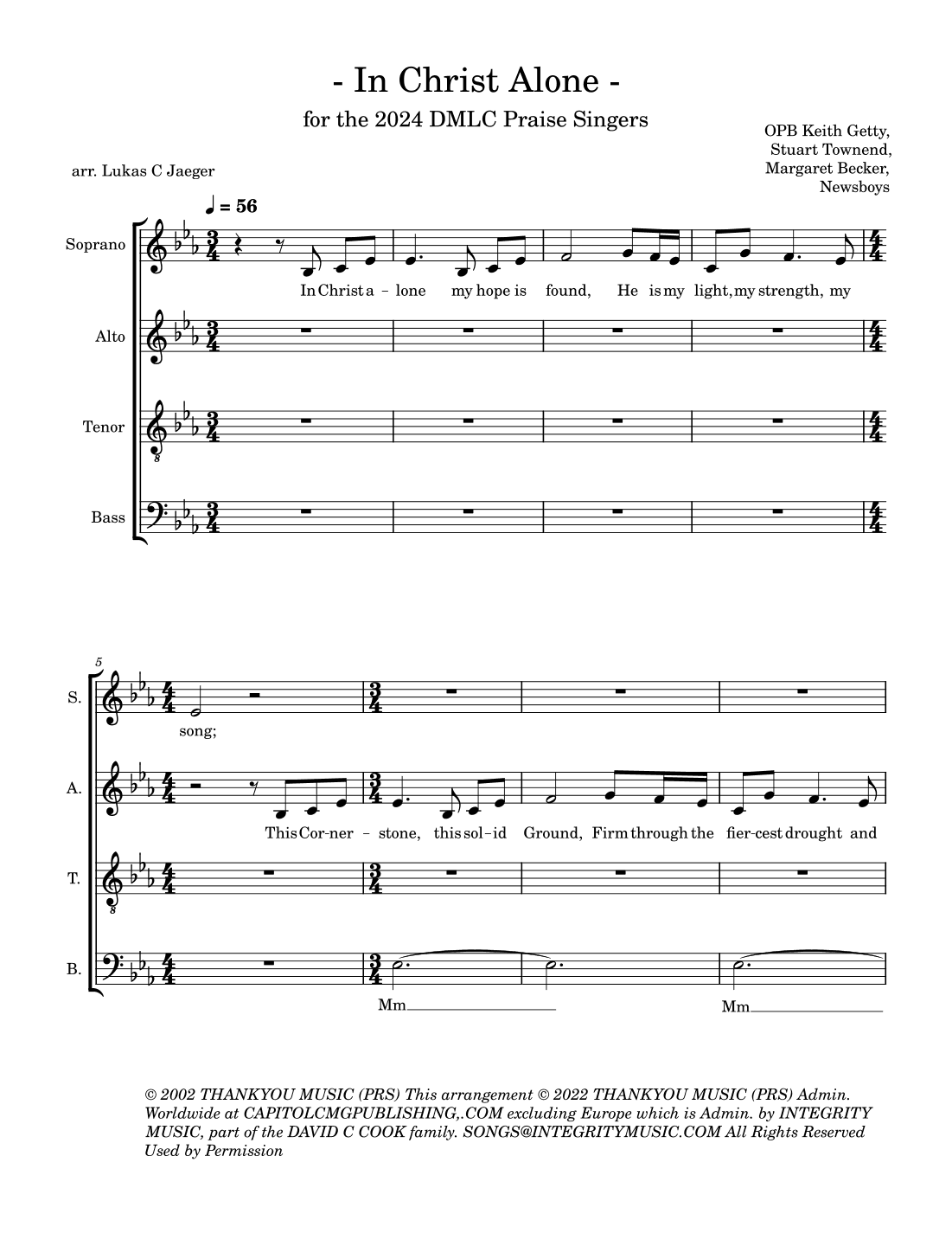 In Christ Alone (arr. Lukas C Jaeger)
