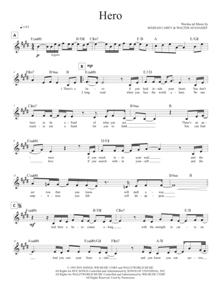 Hero (arr. TraviSongs)