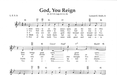 "God, You Reign!"