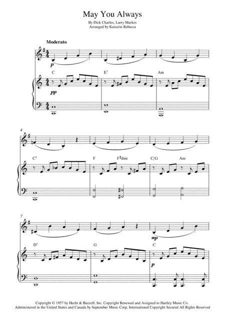 May You Always (arr. Kaiserin Rebecca)