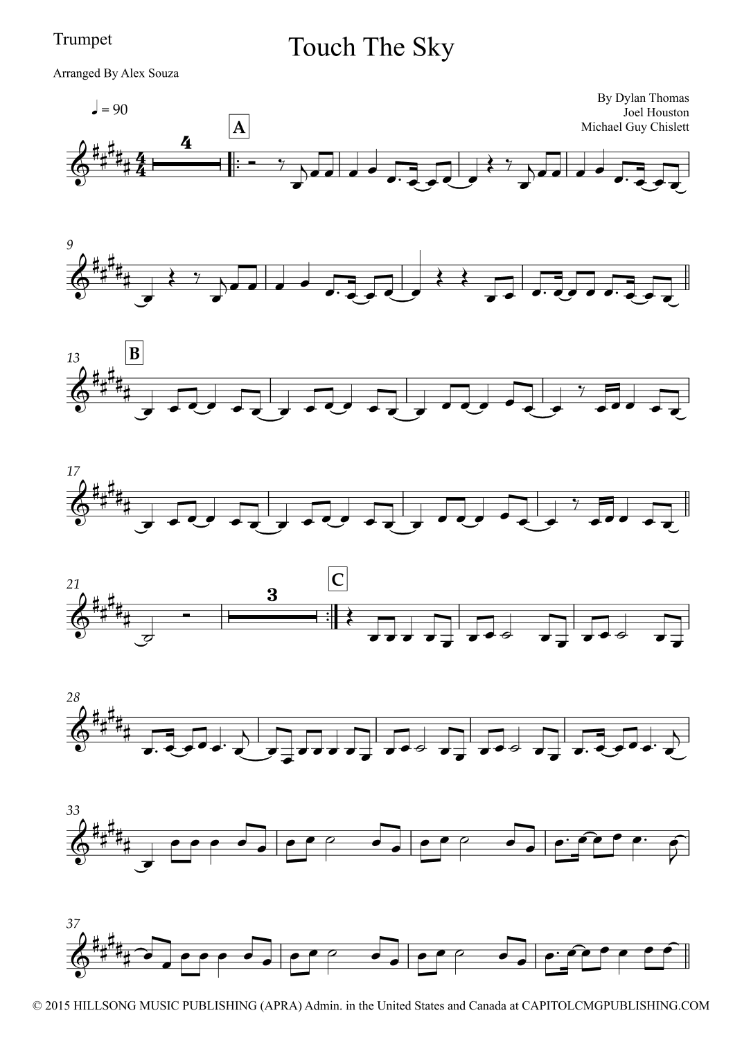 Touch The Sky (arr. Alex Souza)