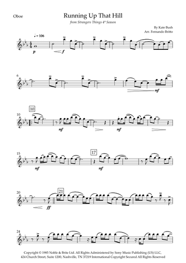 Running Up That Hill (arr. Fernando Britto)