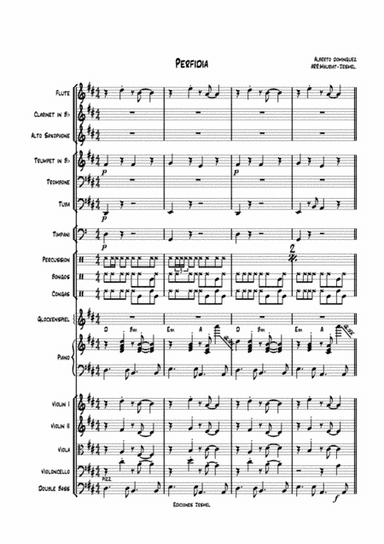 Perfidia (arr. Jesús Meléndez)