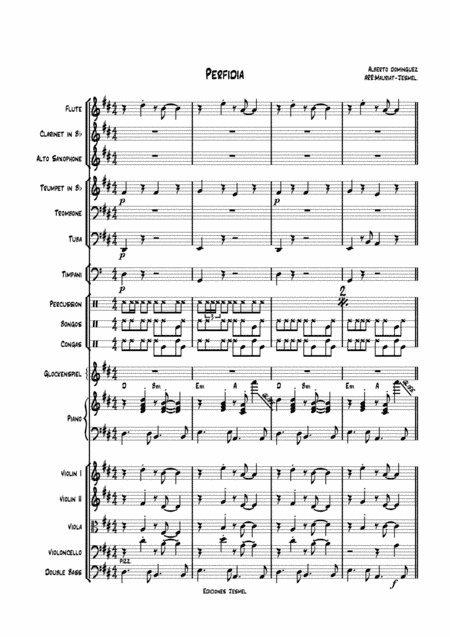 Perfidia (arr. Jesús Meléndez)