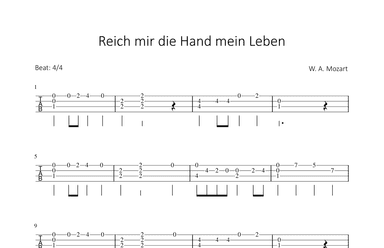 Reich mir die Hand (arr. Bettina Schipp)