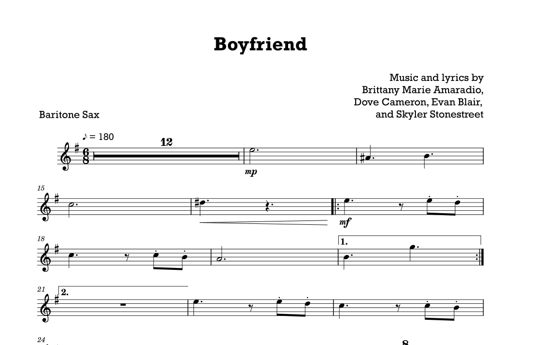 Boyfriend (arr. David Lartey)