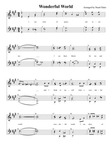 What A Wonderful World (arr. Stuart Sides)