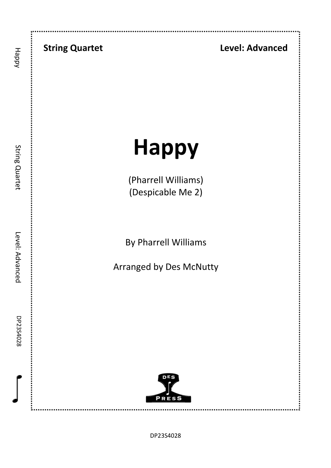 Happy (arr. Des McNutty)