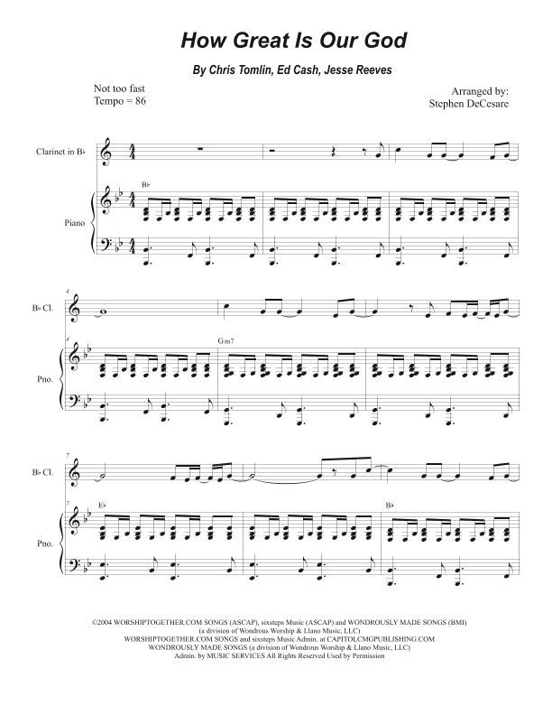 How Great Is Our God (arr. Stephen DeCesare)
