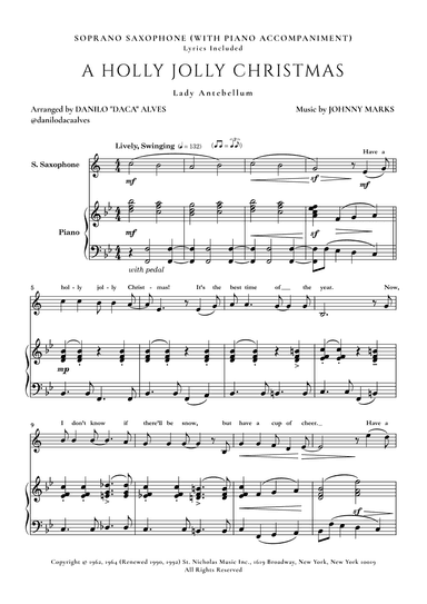 A Holly Jolly Christmas (arr. Danilo "Daca" Alves)