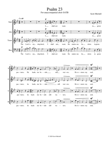 Psalm 23 (a cappella version)