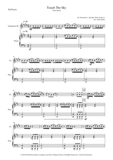 Touch The Sky (arr. Fabio Britto)