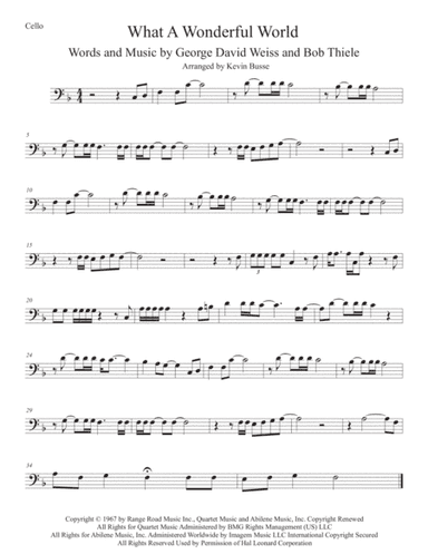 What A Wonderful World (arr. Kevin Busse)