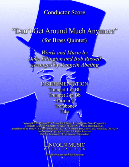 Don't Get Around Much Anymore (arr. Kenneth Abeling)