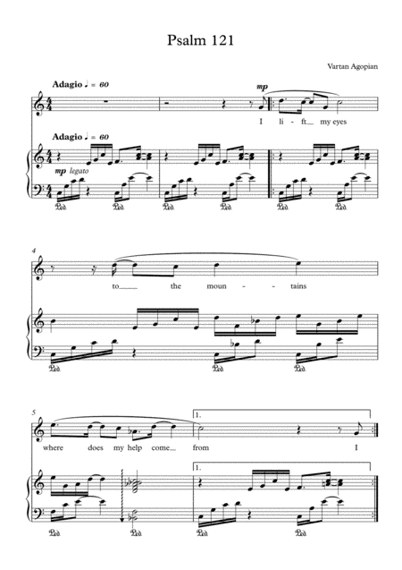 Psalm 121 - Vartan Agopian