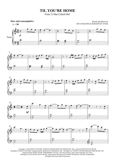 Til You're Home (arr. SCMusic)