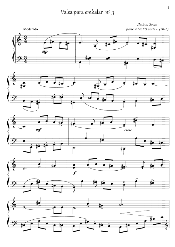 Valsa para embalar n° 3