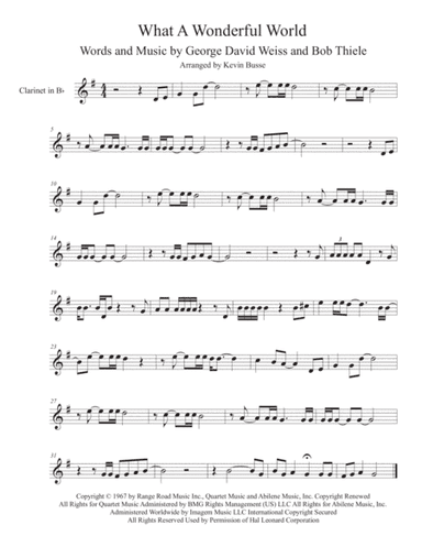 What A Wonderful World (arr. Kevin Busse)