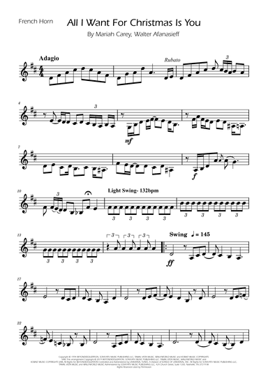 All I Want For Christmas Is You (arr. Ygor Nunes)
