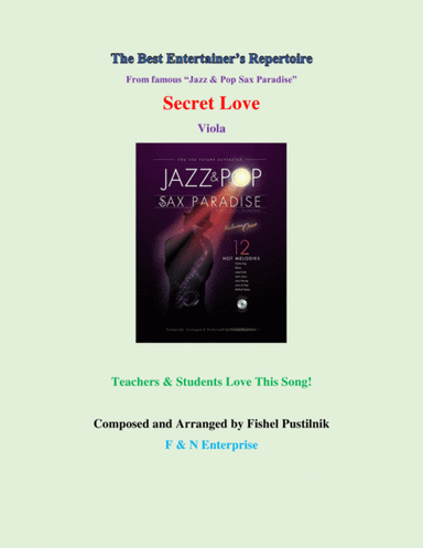 "Secret Love"-Background Track for Viola (With Improvisation)-Video