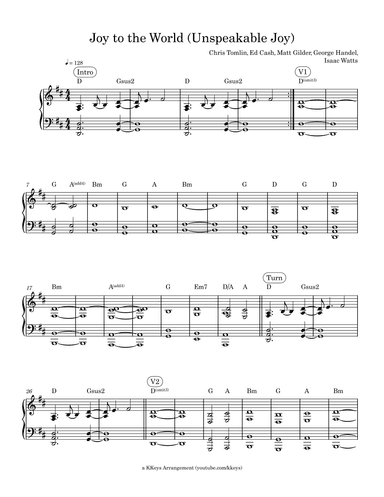 Joy To The World (unspeakable Joy) (arr. Trevor Hewer)