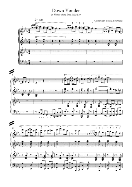 Down Yonder (arr. Teresa Crawford)