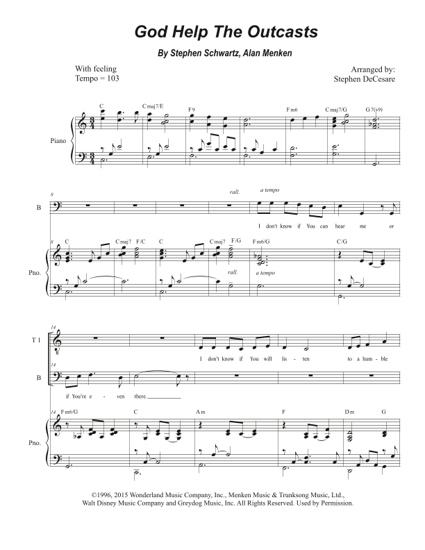 God Help The Outcasts (arr. Stephen DeCesare)