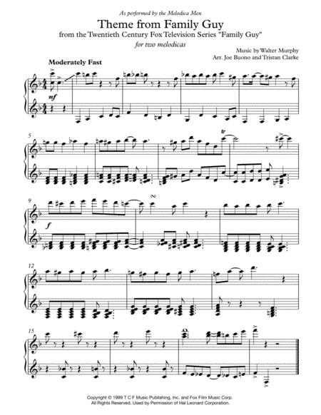 Theme From Family Guy (arr. Joe Buono, Tristan Clarke)