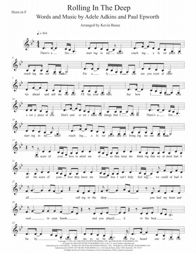 Rolling In The Deep (arr. Kevin Busse)