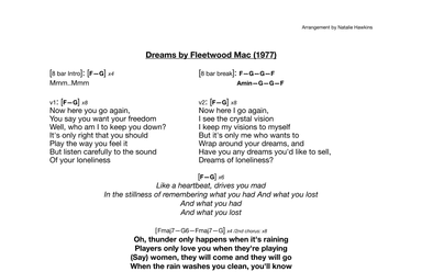 Dreams (arr. Natalie Hawkins)