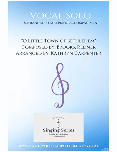 O Little Town of Bethlehem (Piano & Voice) (arr. Kathryn Carpenter)