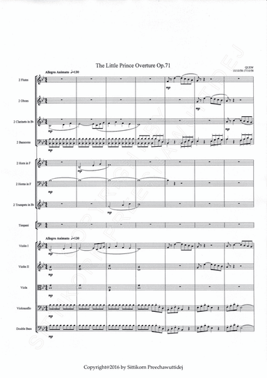 Op.71 The Little Prince Overture [Dr.QUEW]