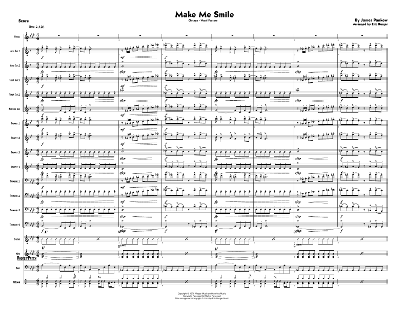 Make Me Smile (arr. Eric Burger Music)