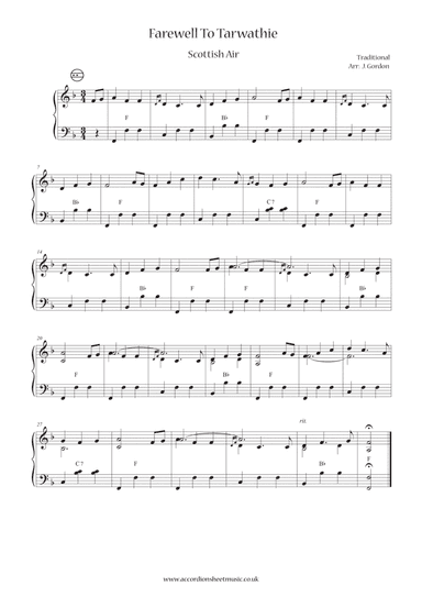 Farewell To Tarwathie (arr. Julia Gordon)