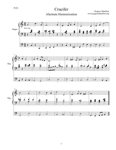 Crucifer - Lift High the Cross - Alternate Harmonization