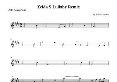 Zelda S Lullaby Remix (arr. Wesley S. SIlva)