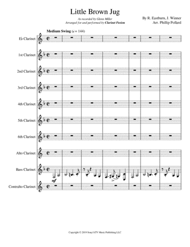 Little Brown Jug (arr. Phillip Pollard)