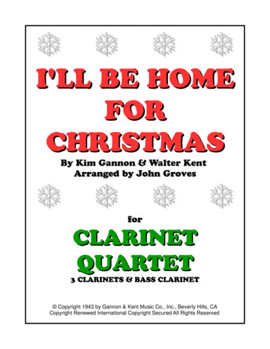I'll Be Home For Christmas (arr. John Groves)