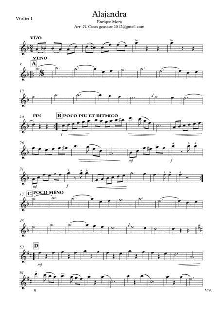 Alejandra (arr. Griselda Casas)