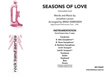 Seasons Of Love (arr. Brad Esbensen)