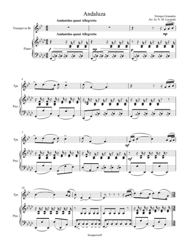 Andaluza (arr. Nick Lacanski)