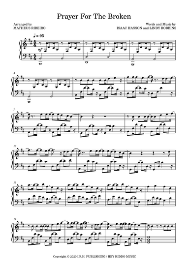 Prayer For The Broken (arr. Matheus Ribeiro)