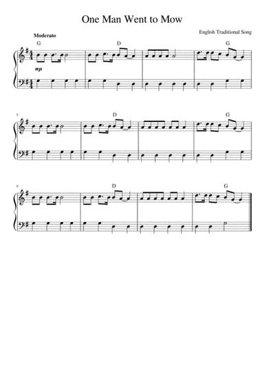 One Man Went to Mow (arr. Kaiserin Rebecca)