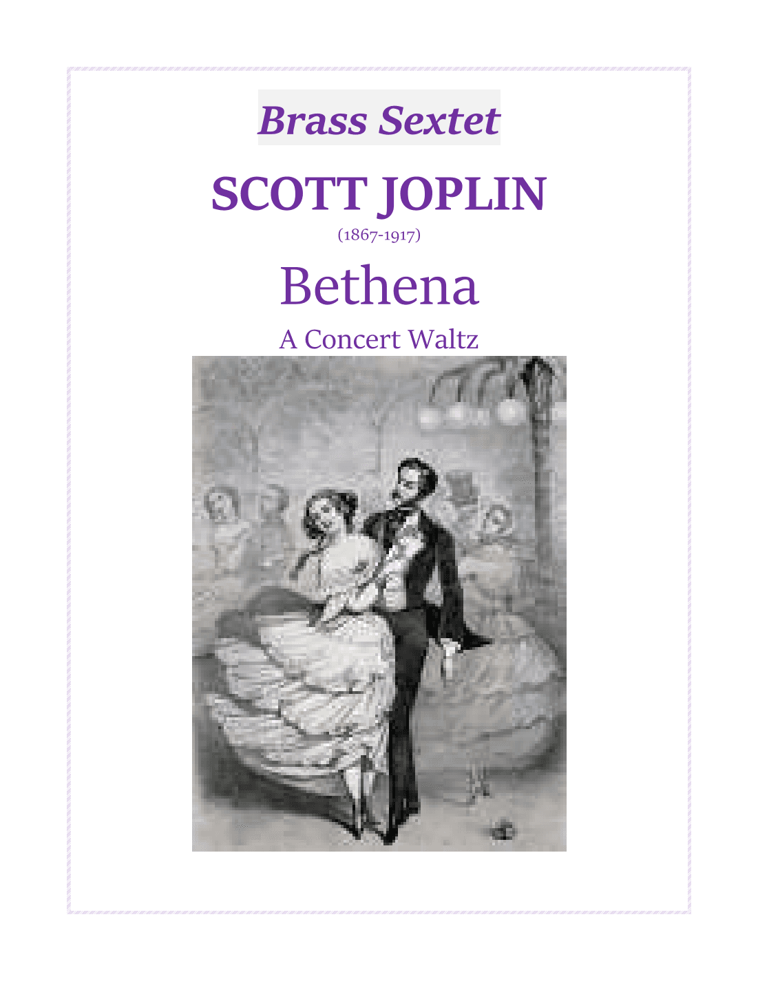Bethena: A Concert Waltz (arr. Becky Dugan)
