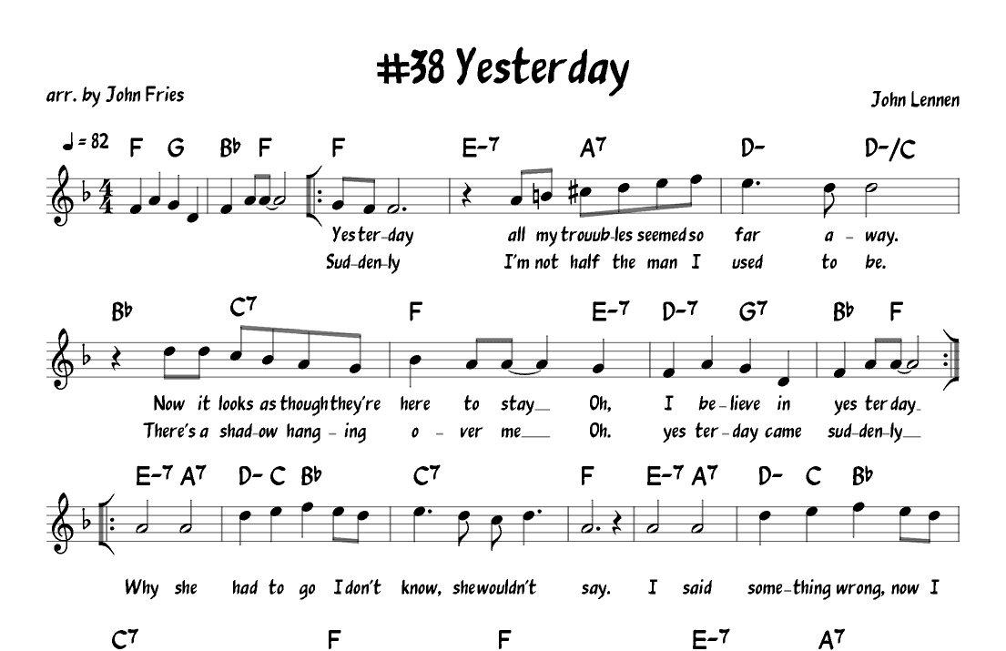 Yesterday (arr. John Fries)