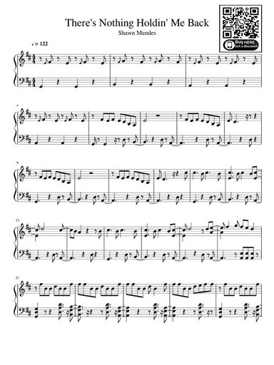 There's Nothing Holdin' Me Back (arr. eduardo)