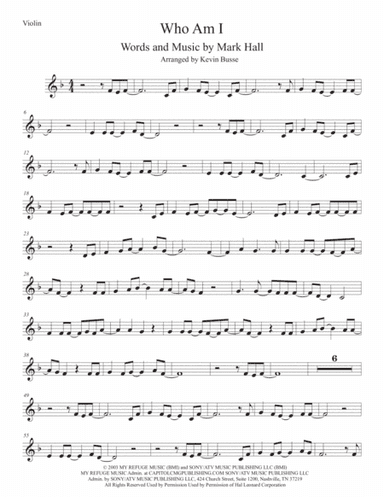 Who Am I (arr. Kevin Busse)